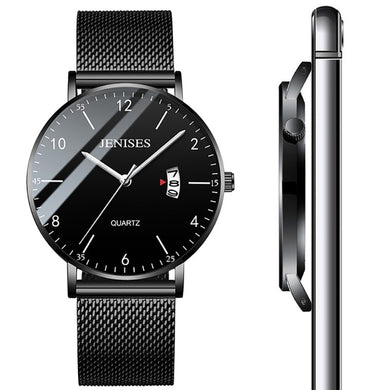 Man Ultra Thin Wrist Watch 2019 Men's Watches