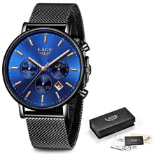 Load image into Gallery viewer, New LIGE Mens Watches
