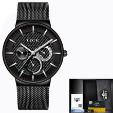 Load image into Gallery viewer, LIGE New Fashion Mens Watches