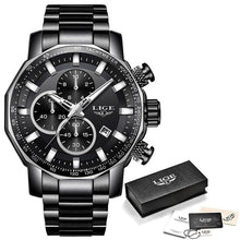 Load image into Gallery viewer, LIGE New Mens Watches